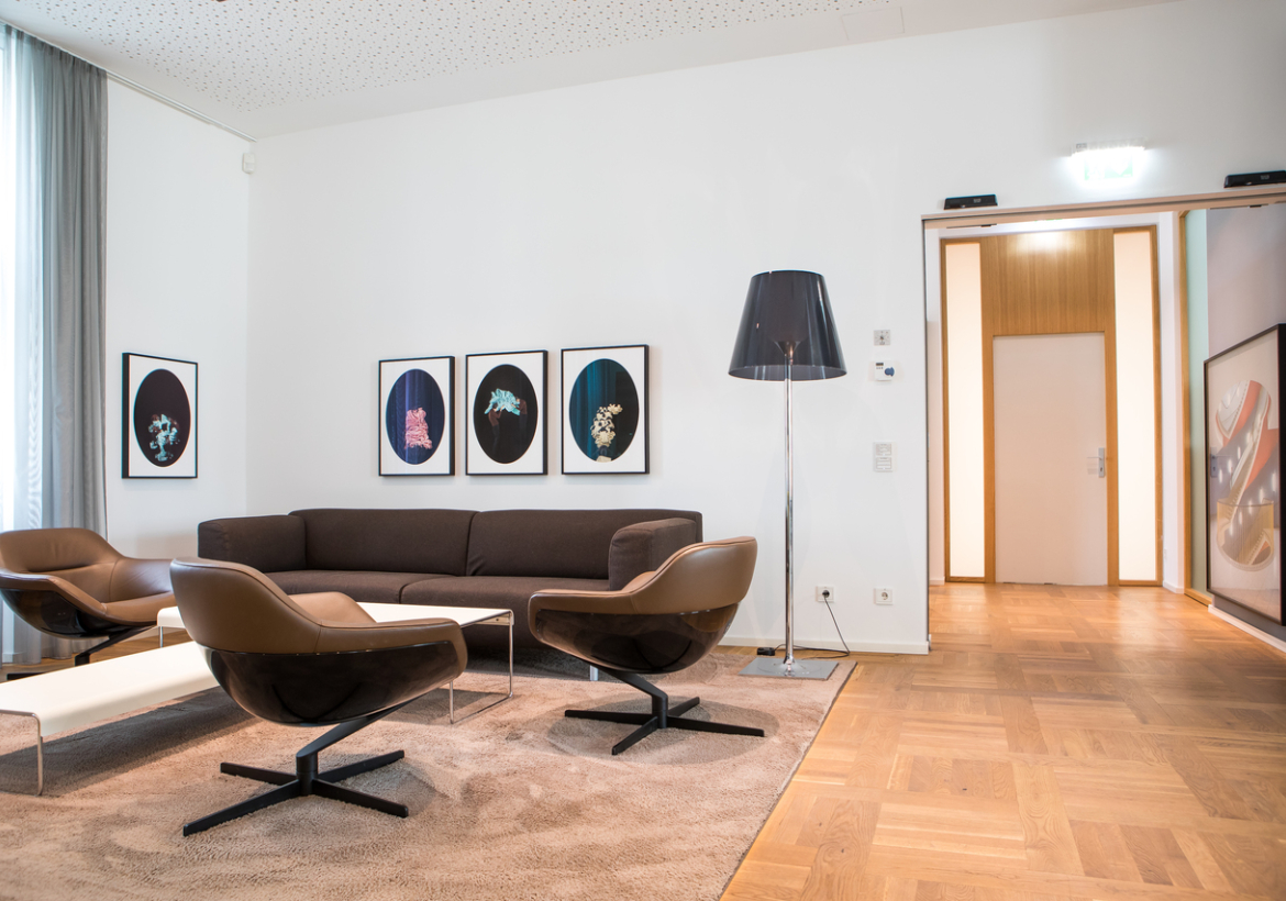 Ausstellungsansicht SCHAU....5 mit Werken von Nina Rike Springer und Julius Brauckmann, Foto:Gernot Gleiss