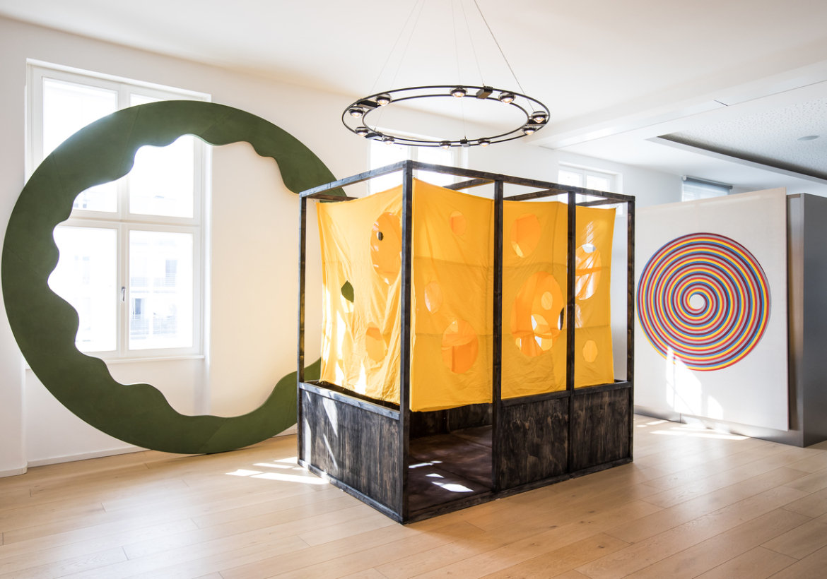 Ausstellungsansicht SCHAU....5 mit Werken von Vincent Tavenne, Foto: Gernot Gleiss