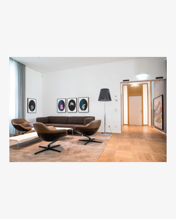 Ausstellungsansicht SCHAU....5 mit Werken von Nina Rike Springer und Julius Brauckmann, Foto:Gernot Gleiss