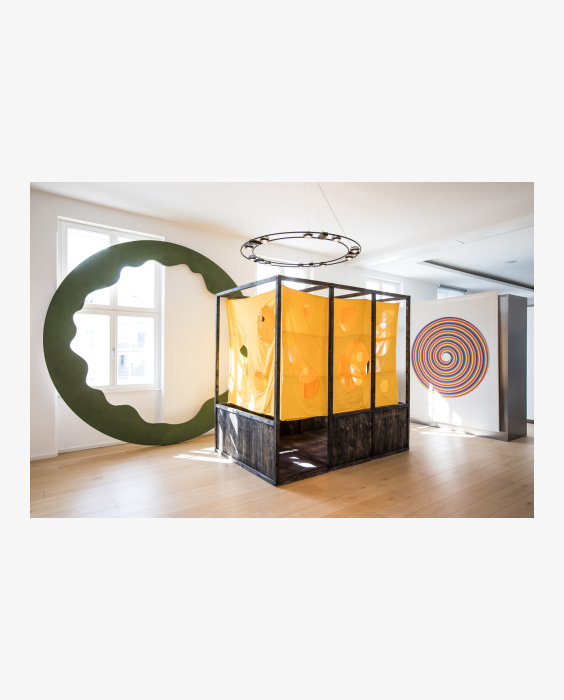 Ausstellungsansicht SCHAU....5 mit Werken von Vincent Tavenne, Foto: Gernot Gleiss